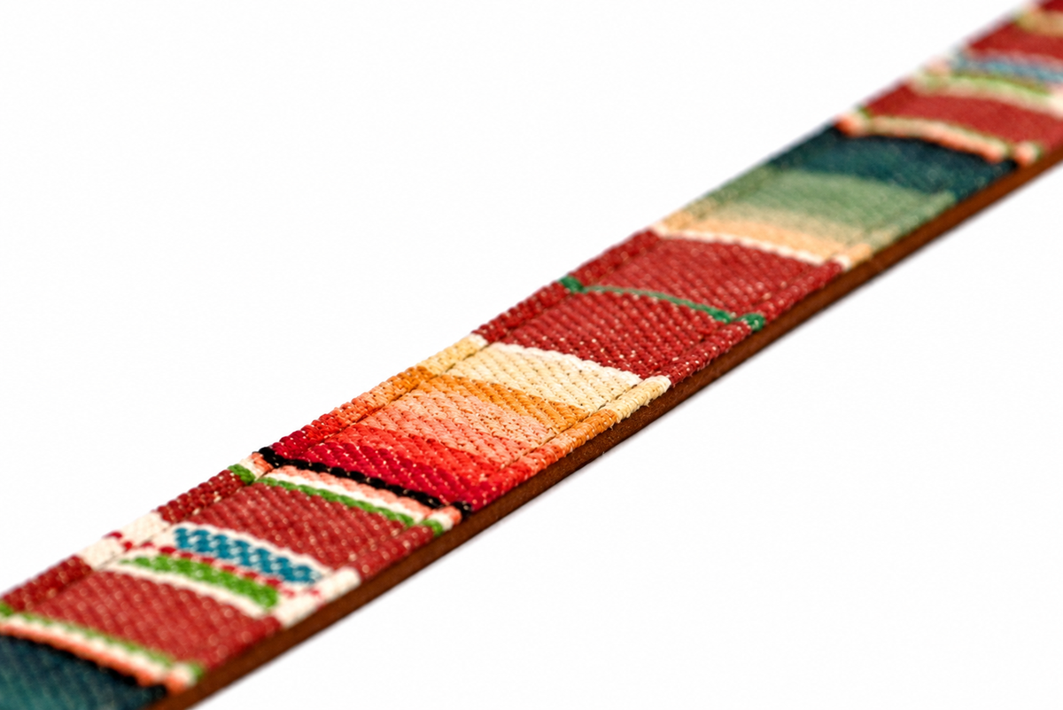 The Franklin — woven fabric close-up