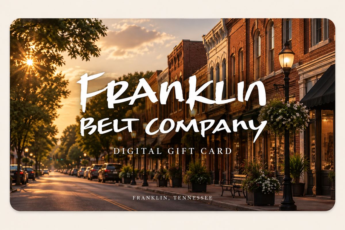 Franklin Belt Gift Card